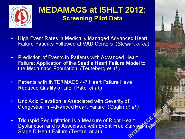 MEDAMACS at ISHLT 2012: Screening Pilot Data • High Event Rates in Medically Managed