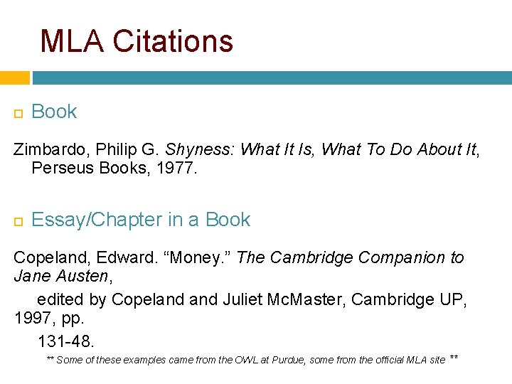 MLA Citations Book Zimbardo, Philip G. Shyness: What It Is, What To Do About MLA Citations Book Zimbardo, Philip G. Shyness: What It Is, What To Do About