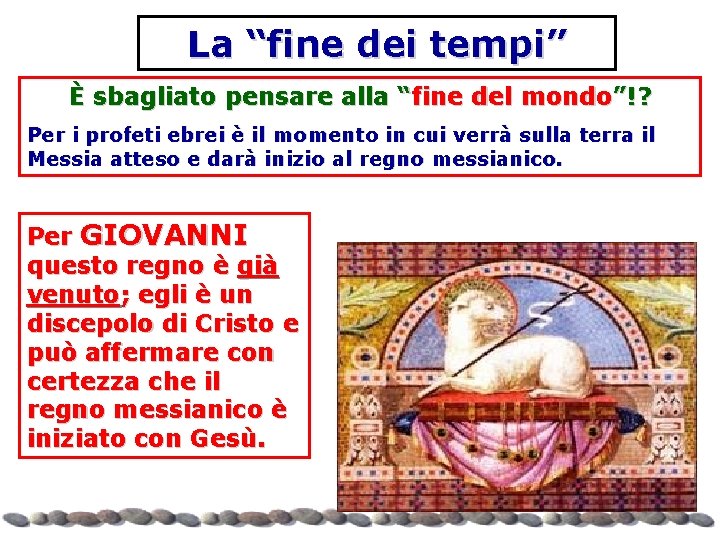 La “fine dei tempi” È sbagliato pensare alla “fine del mondo”!? Per i profeti