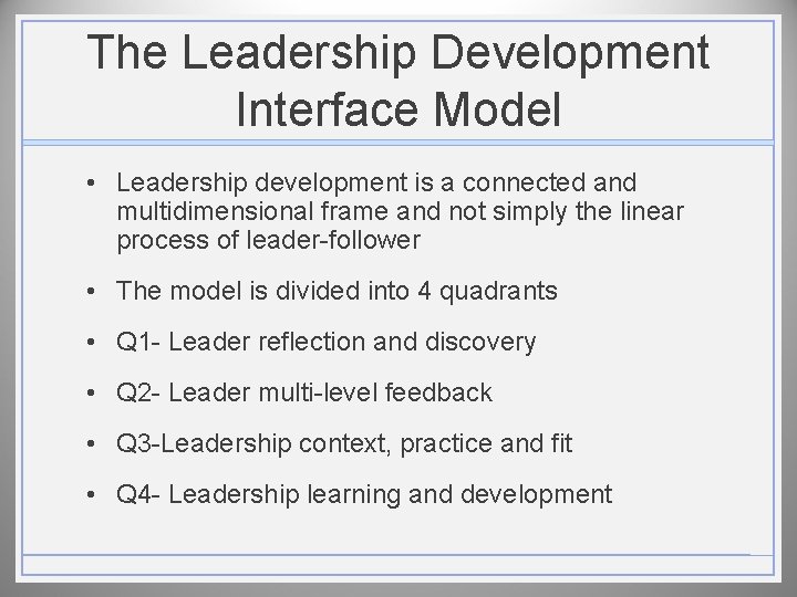 The Leadership Development Interface Aligning Leaders And Organizations