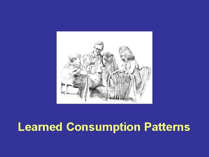 Learned Consumption Patterns 