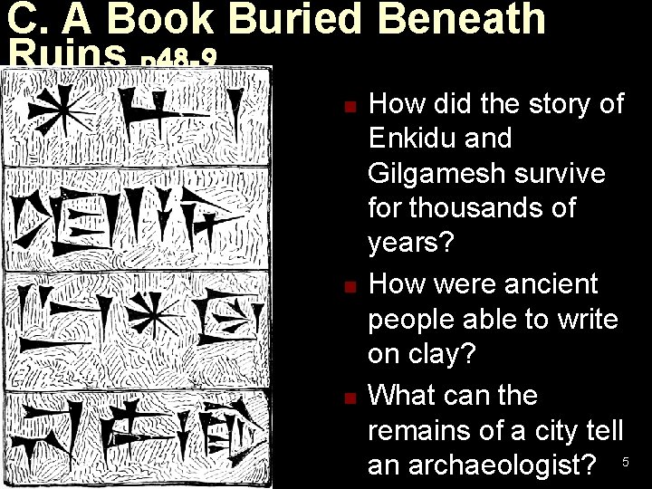 C. A Book Buried Beneath Ruins p 48 -9 n n n 10/31/2020 How