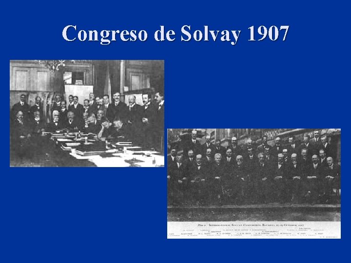 Congreso de Solvay 1907 