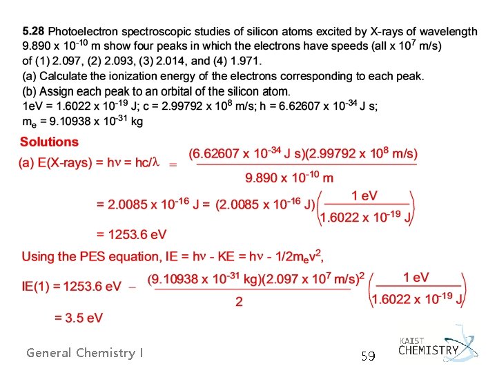 General Chemistry I 59 