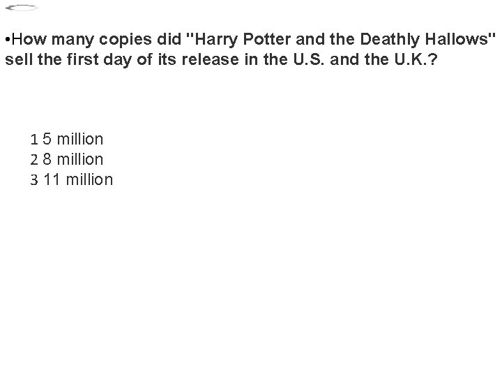  • How many copies did "Harry Potter and the Deathly Hallows" sell the