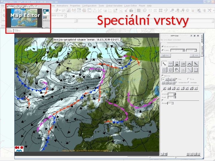 Speciální vrstvy Speciální vrstvy
