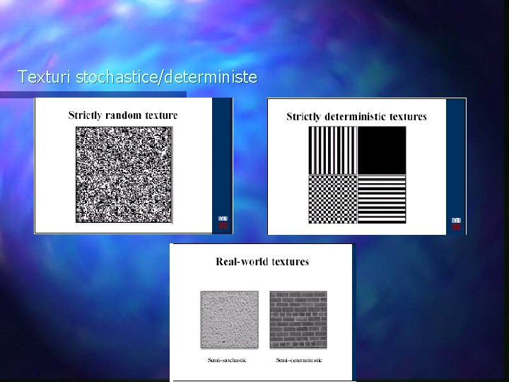 Texturi stochastice/deterministe 