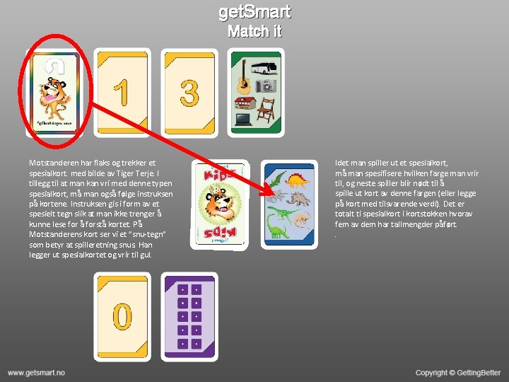 get. Smart Match it Motstanderen har flaks og trekker et spesialkort. med bilde av