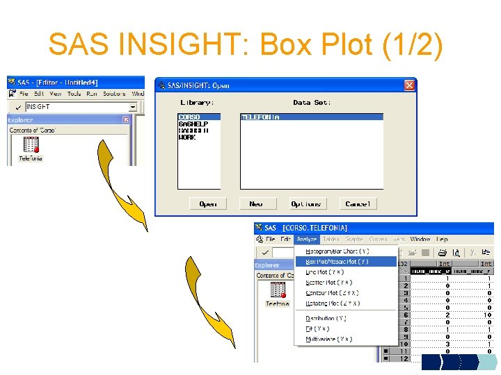 SAS INSIGHT: Box Plot (1/2) 