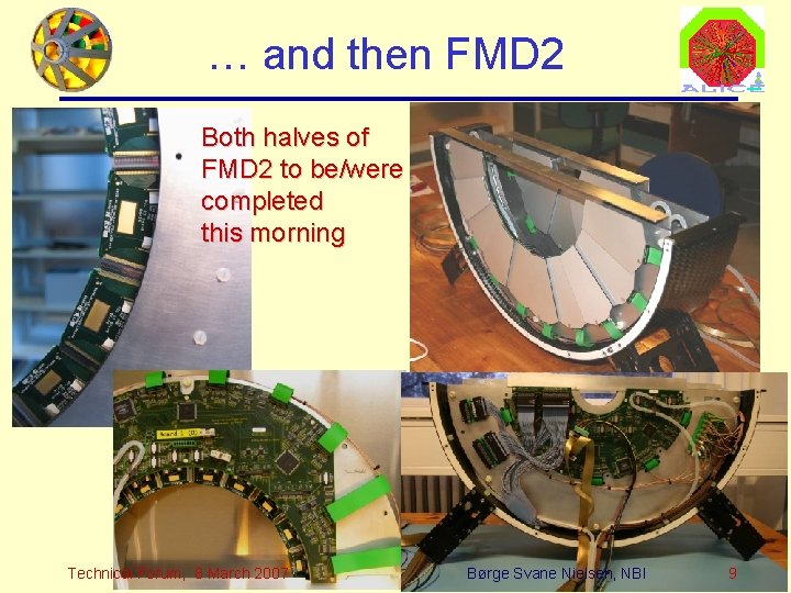 … and then FMD 2 Both halves of FMD 2 to be/were completed this