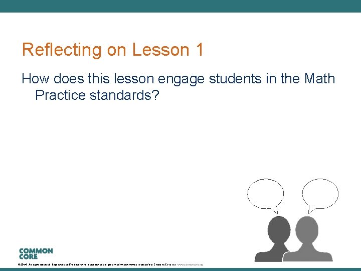 A Story of Units Reflecting on Lesson 1 How does this lesson engage students