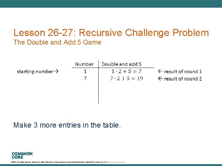 Lesson 26 -27: Recursive Challenge Problem The Double and Add 5 Game Make 3