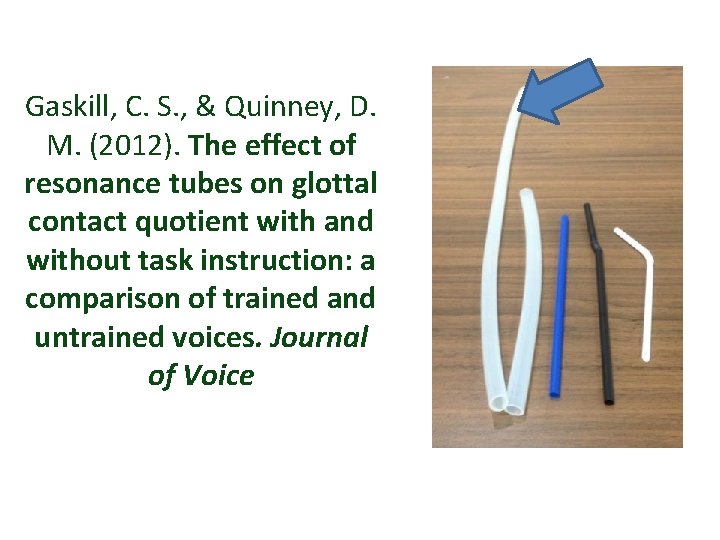 Gaskill, C. S. , & Quinney, D. M. (2012). The effect of resonance tubes