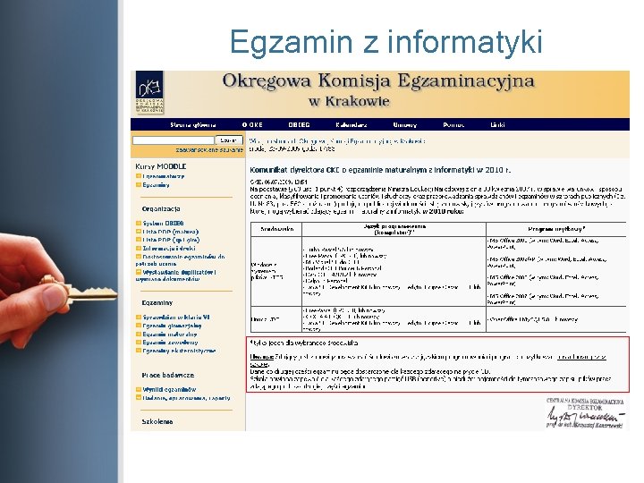 Egzamin z informatyki 