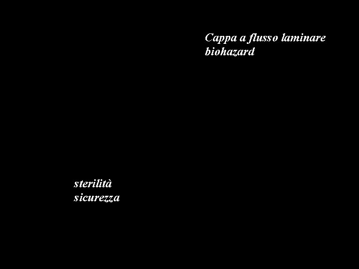 Cappa a flusso laminare biohazard sterilità sicurezza 7 
