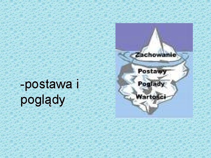 -postawa i poglądy 