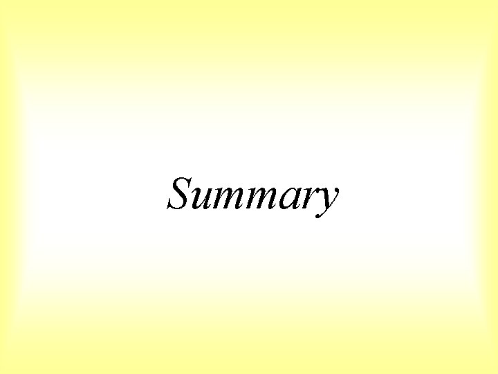 Summary 