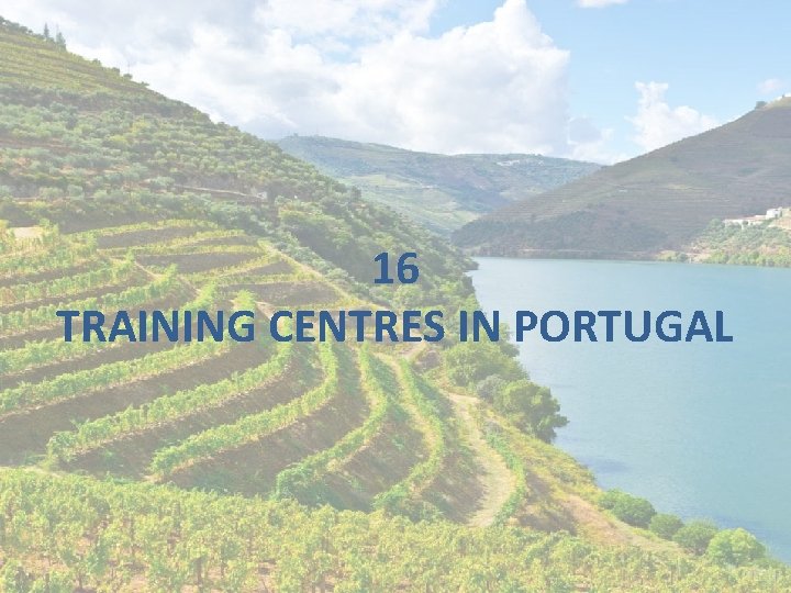 16 TRAINING CENTRES IN PORTUGAL 