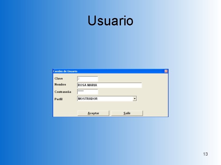 Usuario 13 Usuario 13