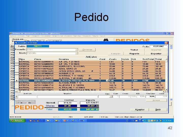 Pedido 42 Pedido 42