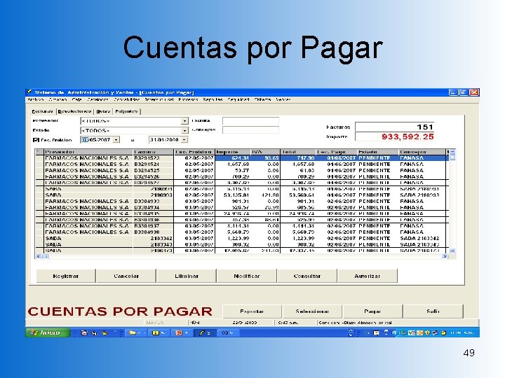 Cuentas por Pagar 49 Cuentas por Pagar 49