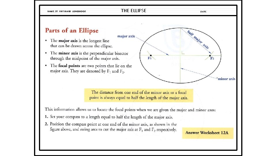 NAME: ST FINTINANS LONGWOOD THE ELLIPSE DATE: NAME: ST FINTINANS LONGWOOD THE ELLIPSE DATE: