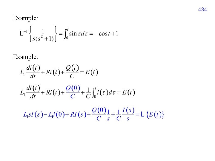484 Example: 484 Example: