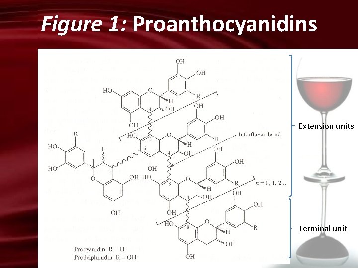 Figure 1: Proanthocyanidins Extension units Terminal unit 