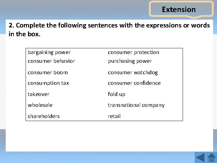 Unit Six Consumers Contents 1 Brief on Consumers