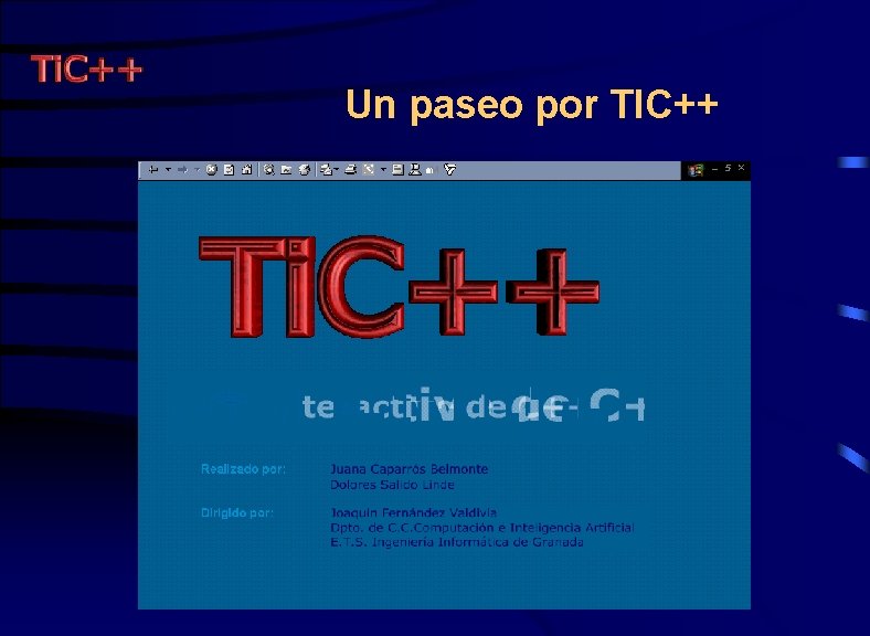 Un paseo por TIC++ 
