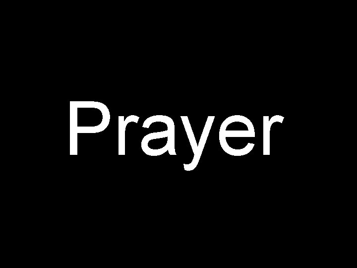 Prayer Prayer