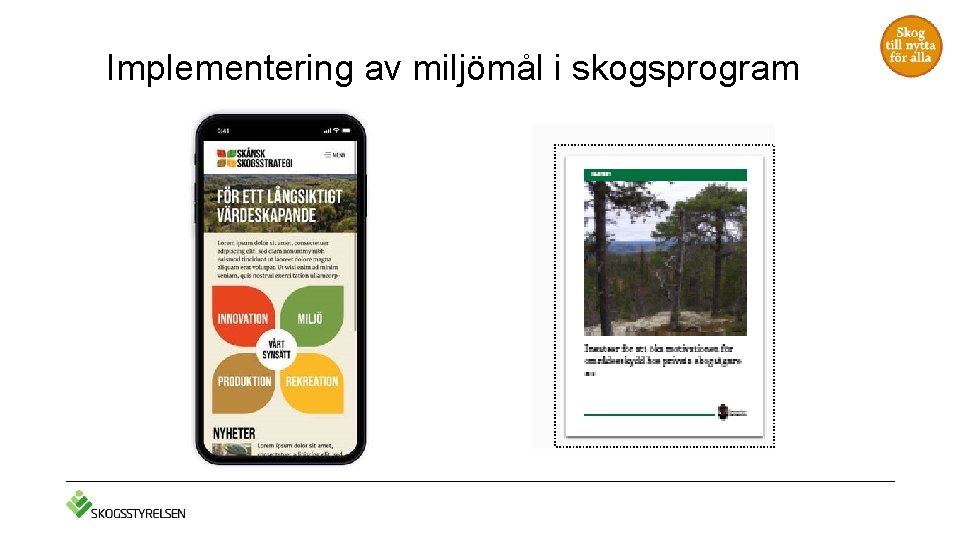 Implementering av miljömål i skogsprogram 