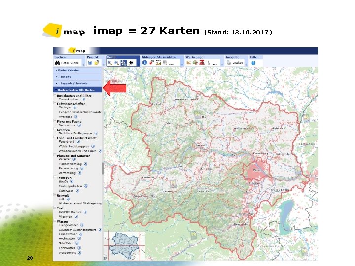 imap = 27 Karten 28 (Stand: 13. 10. 2017) 
