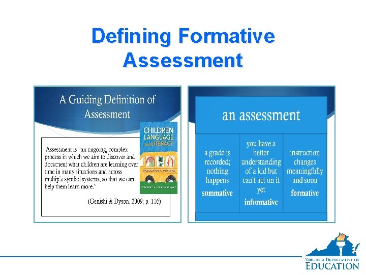 Defining Formative Assessment 