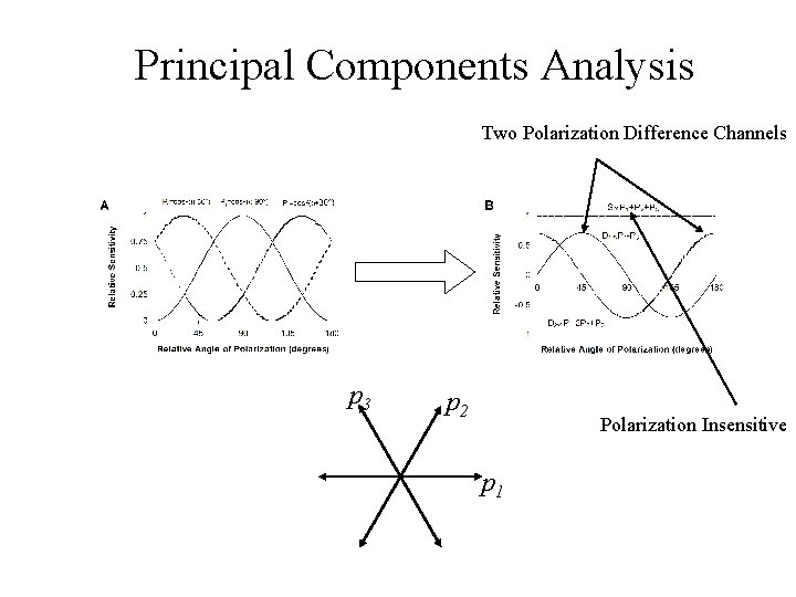 Principal Components Analysis Two Polarization Difference Channels p 3 p 2 Polarization Insensitive p
