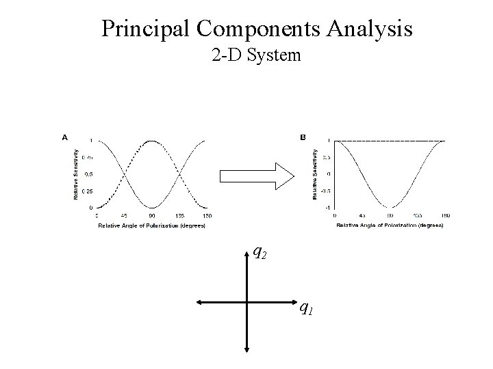 Principal Components Analysis 2 -D System q 2 q 1 