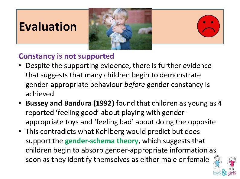 Evaluation Constancy is not supported • Despite the supporting evidence, there is further evidence Evaluation Constancy is not supported • Despite the supporting evidence, there is further evidence
