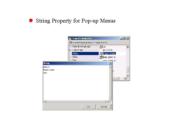 l String Property for Pop-up Menus 