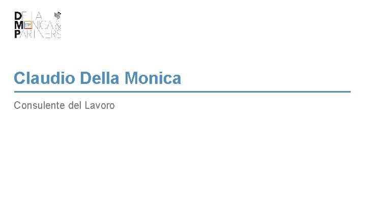 Claudio Della Monica Consulente del Lavoro 