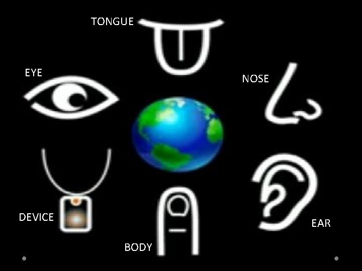 TONGUE EYE NOSE DEVICE EAR BODY TONGUE EYE NOSE DEVICE EAR BODY
