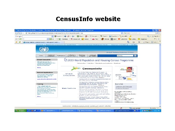 Census. Info website 