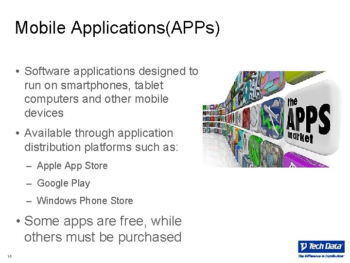 Mobile Applications(APPs) • Software applications designed to run on smartphones, tablet computers and other Mobile Applications(APPs) • Software applications designed to run on smartphones, tablet computers and other