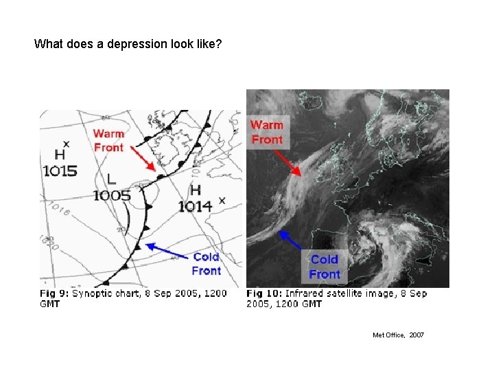 What does a depression look like? Met Office, 2007 