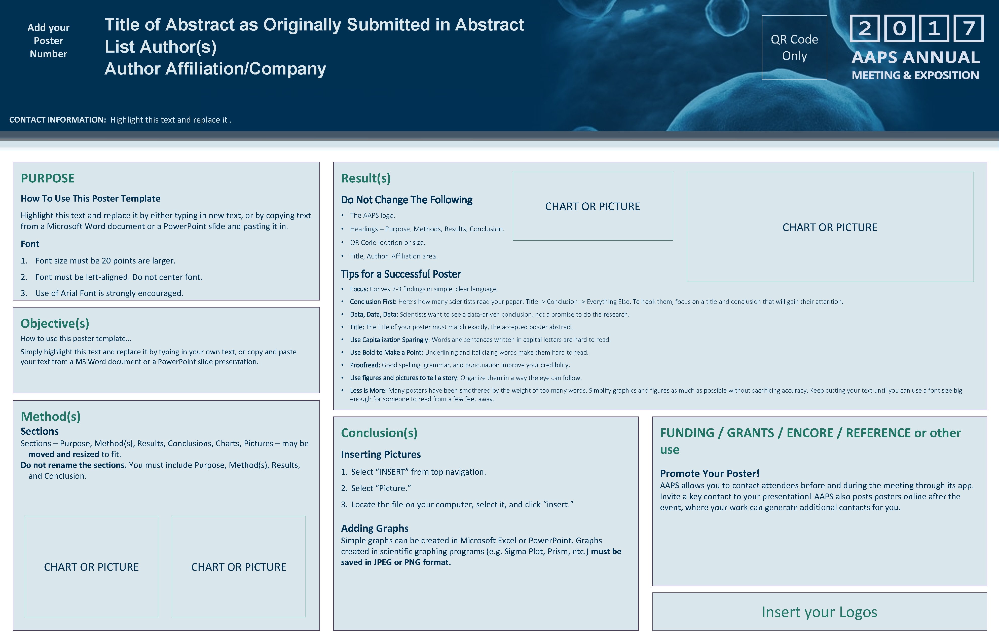 Add your Poster Number Title of Abstract as Originally Submitted in Abstract List Author(s)