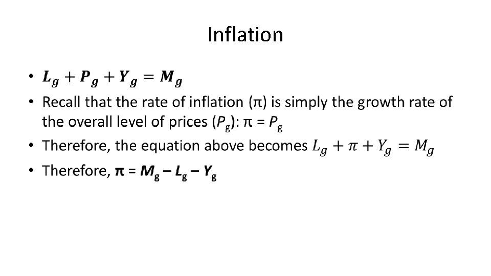 Inflation Its Causes Effects and Social Costs Chapter