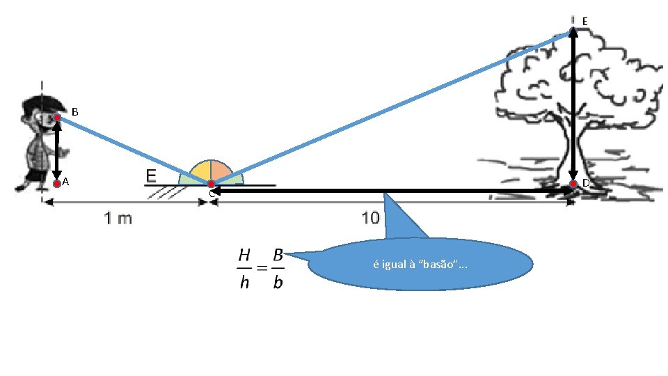 E B A D C é igual à “basão”. . . “Alturão”. . .