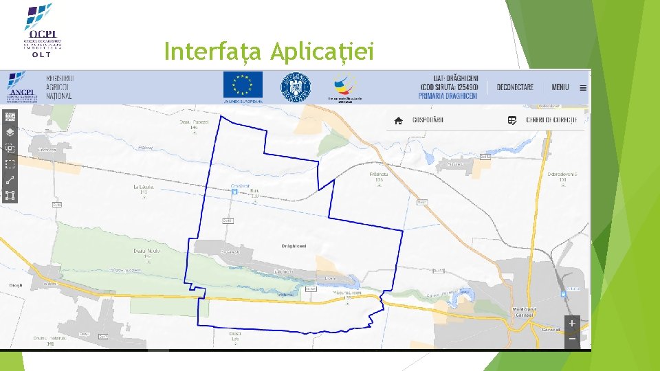 Interfața Aplicației 