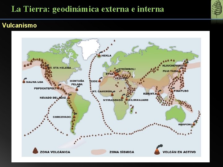 La Tierra: geodinámica externa e interna Vulcanismo 