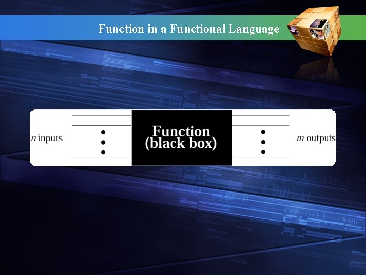 Function in a Functional Language 