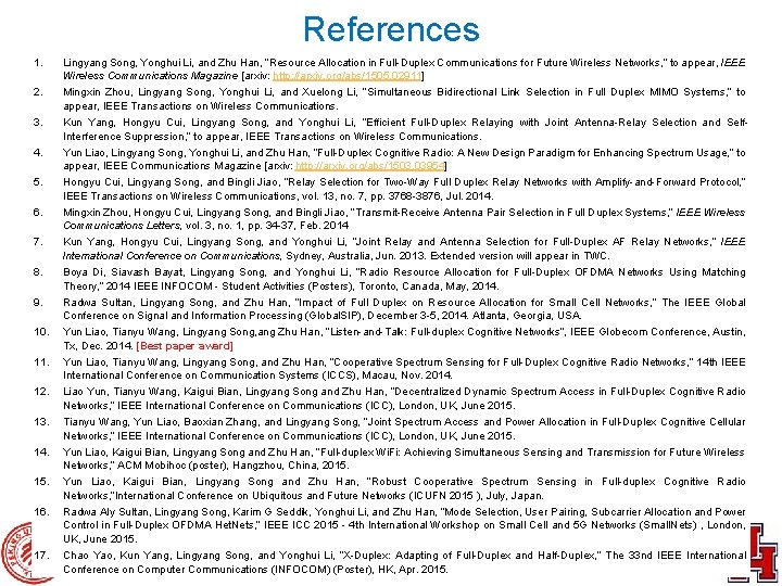 References 1. 2. 3. 4. 5. 6. 7. 8. 9. 10. 11. 12. 13.